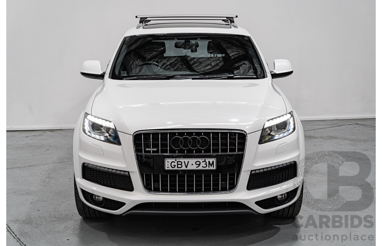 11/2010 Audi Q7 4.2 TDI S-Line Quattro (AWD) MY10 4d Wagon Ibis White Twin Turbo Diesel V8 4.1L - 7 Seater