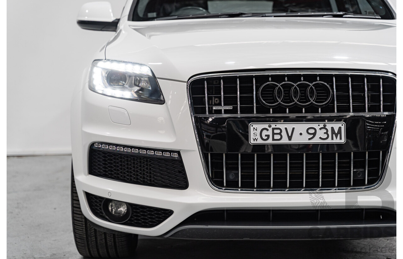 11/2010 Audi Q7 4.2 TDI S-Line Quattro (AWD) MY10 4d Wagon Ibis White Twin Turbo Diesel V8 4.1L - 7 Seater