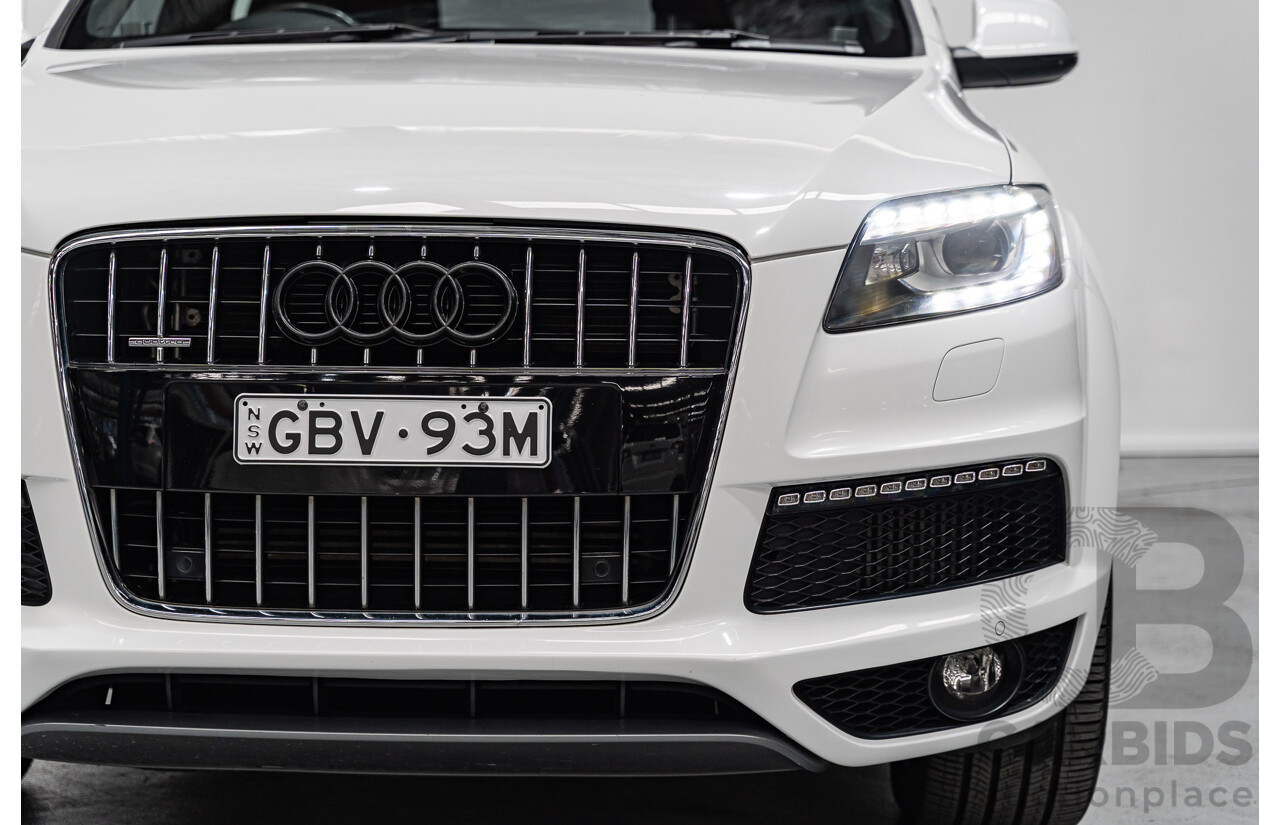 11/2010 Audi Q7 4.2 TDI S-Line Quattro (AWD) MY10 4d Wagon Ibis White Twin Turbo Diesel V8 4.1L - 7 Seater