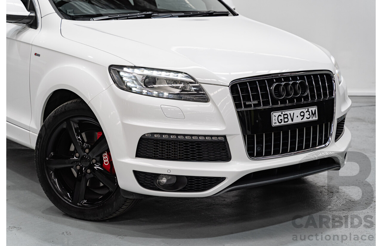 11/2010 Audi Q7 4.2 TDI S-Line Quattro (AWD) MY10 4d Wagon Ibis White Twin Turbo Diesel V8 4.1L - 7 Seater
