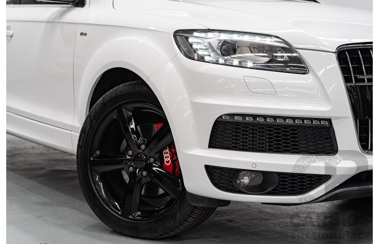 11/2010 Audi Q7 4.2 TDI S-Line Quattro (AWD) MY10 4d Wagon Ibis White Twin Turbo Diesel V8 4.1L - 7 Seater