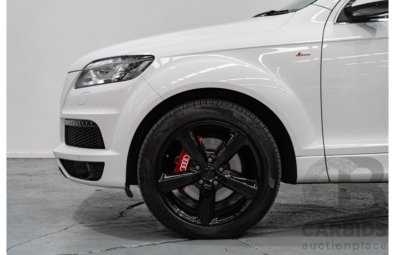 11/2010 Audi Q7 4.2 TDI S-Line Quattro (AWD) MY10 4d Wagon Ibis White Twin Turbo Diesel V8 4.1L - 7 Seater