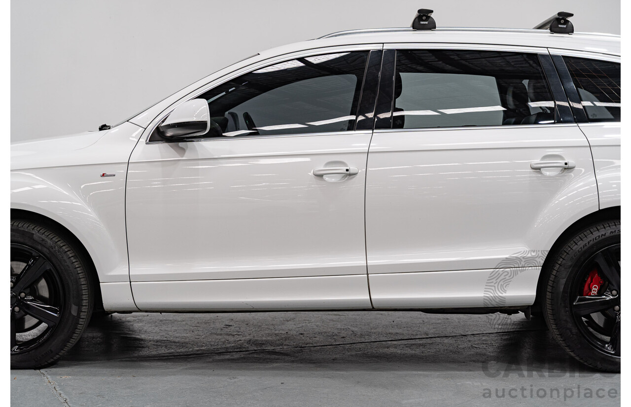 11/2010 Audi Q7 4.2 TDI S-Line Quattro (AWD) MY10 4d Wagon Ibis White Twin Turbo Diesel V8 4.1L - 7 Seater