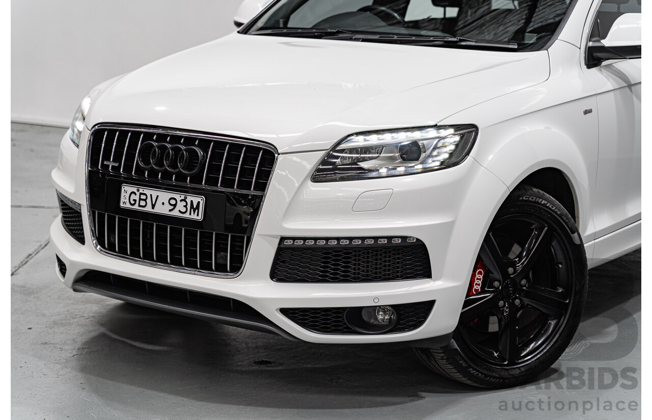 11/2010 Audi Q7 4.2 TDI S-Line Quattro (AWD) MY10 4d Wagon Ibis White Twin Turbo Diesel V8 4.1L - 7 Seater
