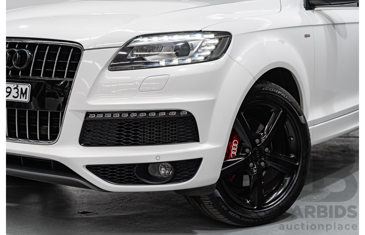 11/2010 Audi Q7 4.2 TDI S-Line Quattro (AWD) MY10 4d Wagon Ibis White Twin Turbo Diesel V8 4.1L - 7 Seater
