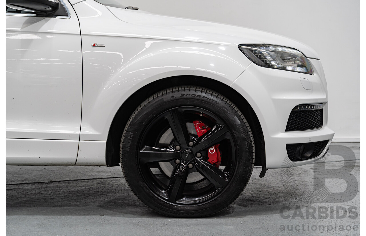 11/2010 Audi Q7 4.2 TDI S-Line Quattro (AWD) MY10 4d Wagon Ibis White Twin Turbo Diesel V8 4.1L - 7 Seater