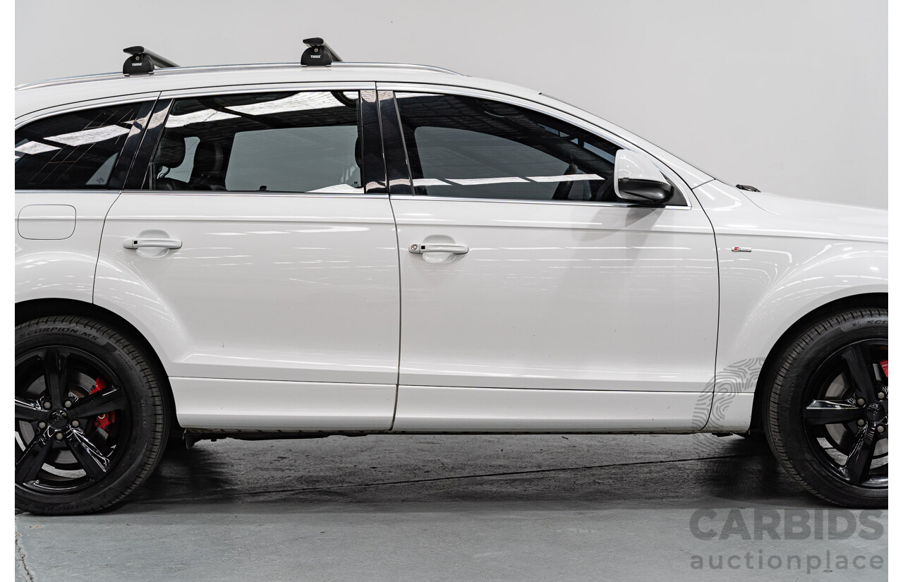 11/2010 Audi Q7 4.2 TDI S-Line Quattro (AWD) MY10 4d Wagon Ibis White Twin Turbo Diesel V8 4.1L - 7 Seater