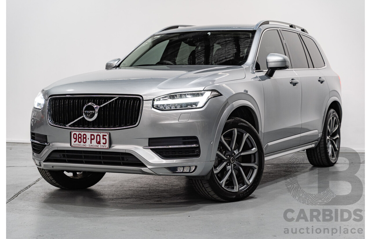 11/2016 Volvo XC90 D5 Momentum (AWD) 256 MY17 4d Wagon Electric Silver Metallic Twin Turbo Diesel 2.0L - 7 Seater