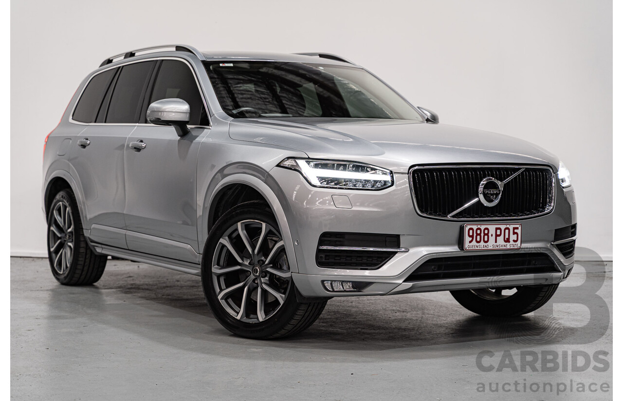 11/2016 Volvo XC90 D5 Momentum (AWD) 256 MY17 4d Wagon Electric Silver Metallic Twin Turbo Diesel 2.0L - 7 Seater
