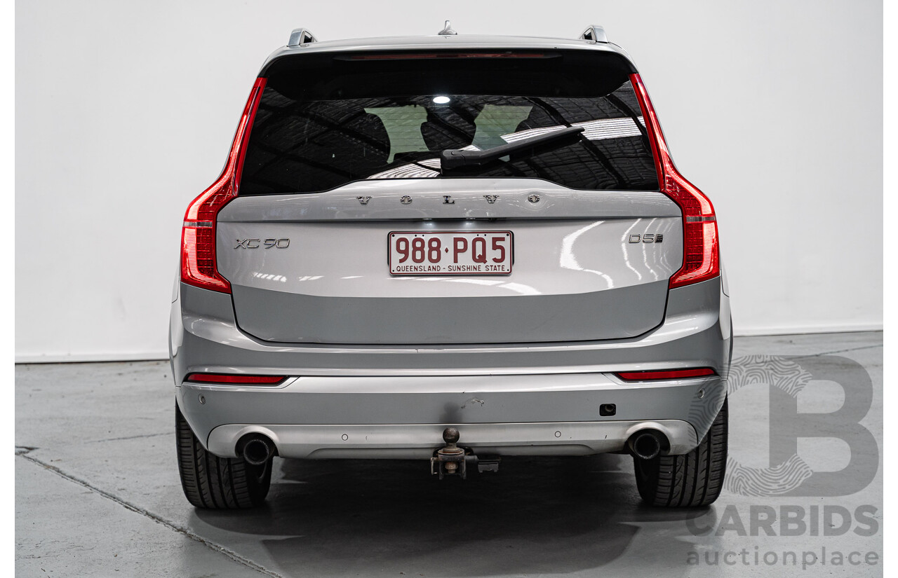 11/2016 Volvo XC90 D5 Momentum (AWD) 256 MY17 4d Wagon Electric Silver Metallic Twin Turbo Diesel 2.0L - 7 Seater
