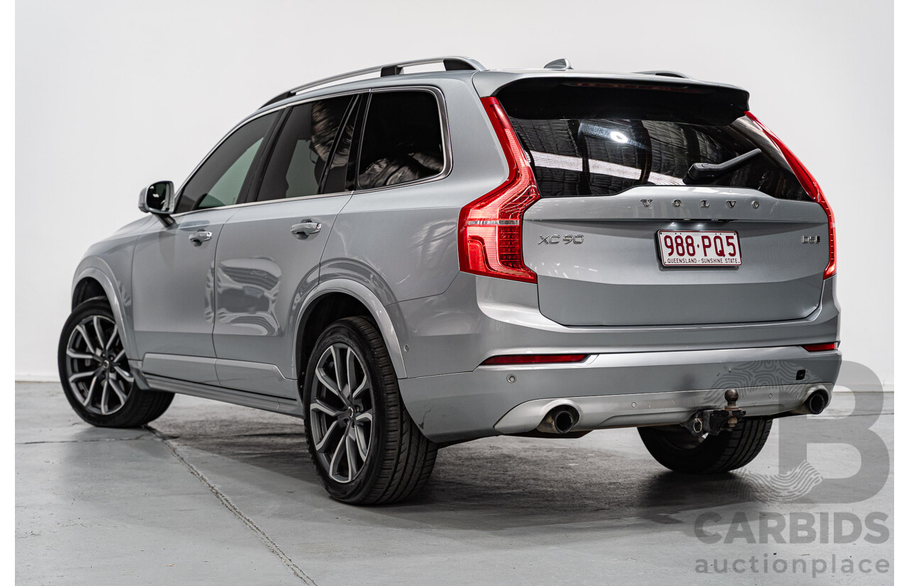11/2016 Volvo XC90 D5 Momentum (AWD) 256 MY17 4d Wagon Electric Silver Metallic Twin Turbo Diesel 2.0L - 7 Seater