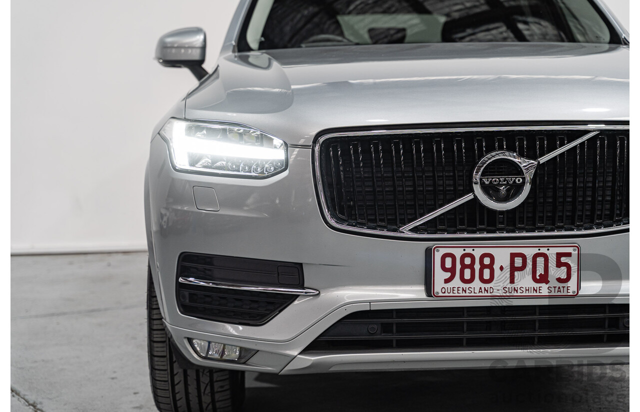 11/2016 Volvo XC90 D5 Momentum (AWD) 256 MY17 4d Wagon Electric Silver Metallic Twin Turbo Diesel 2.0L - 7 Seater