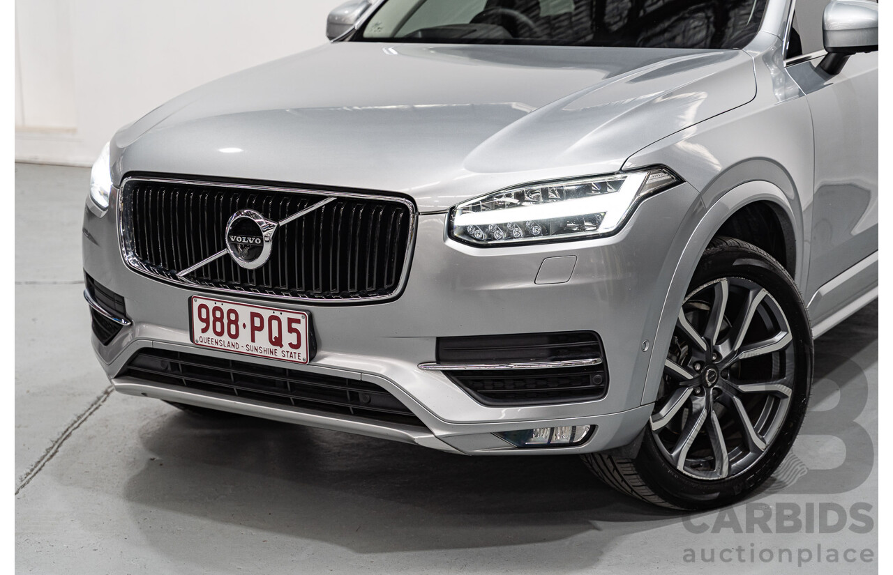 11/2016 Volvo XC90 D5 Momentum (AWD) 256 MY17 4d Wagon Electric Silver Metallic Twin Turbo Diesel 2.0L - 7 Seater