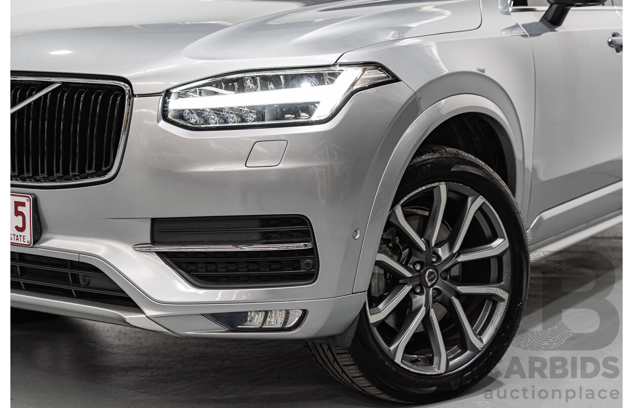 11/2016 Volvo XC90 D5 Momentum (AWD) 256 MY17 4d Wagon Electric Silver Metallic Twin Turbo Diesel 2.0L - 7 Seater