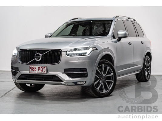 11/2016 Volvo XC90 D5 Momentum (AWD) 256 MY17 4d Wagon Electric Silver Metallic Twin Turbo Diesel 2.0L - 7 Seater