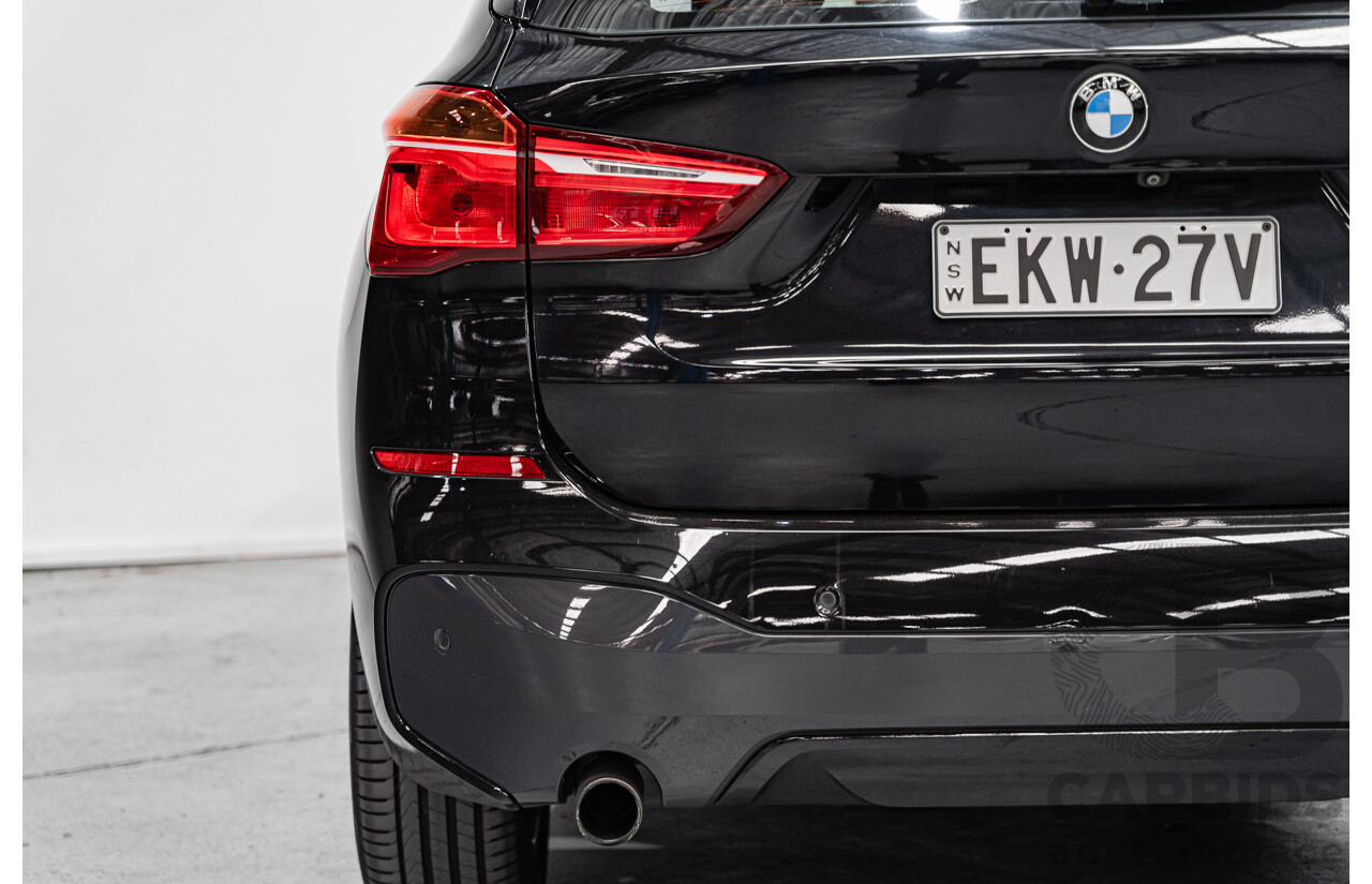 09/2016 BMW X1 sDrive 20i M-Sport Pack F48 MY17 4D Wagon Black Sapphire Metallic Turbo 2.0L