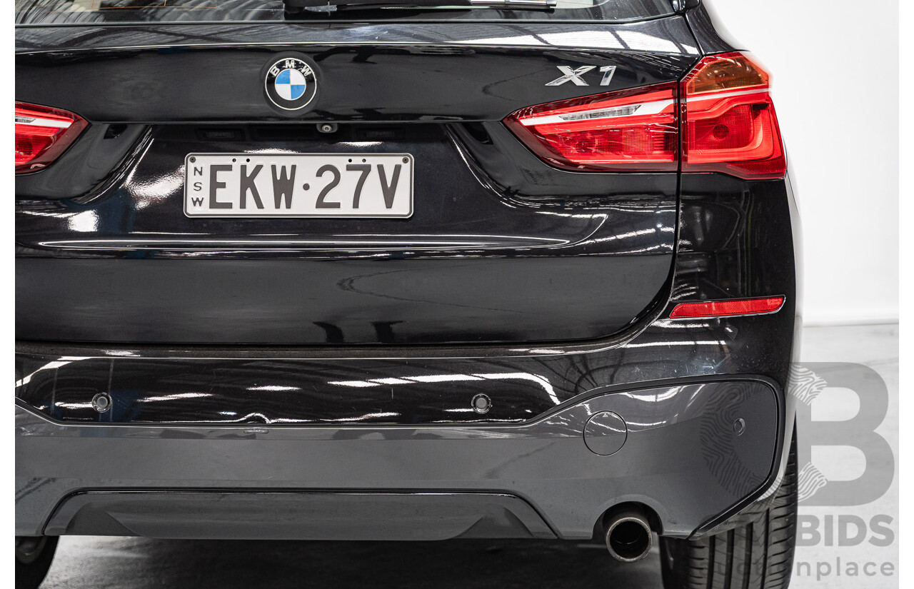 09/2016 BMW X1 sDrive 20i M-Sport Pack F48 MY17 4D Wagon Black Sapphire Metallic Turbo 2.0L