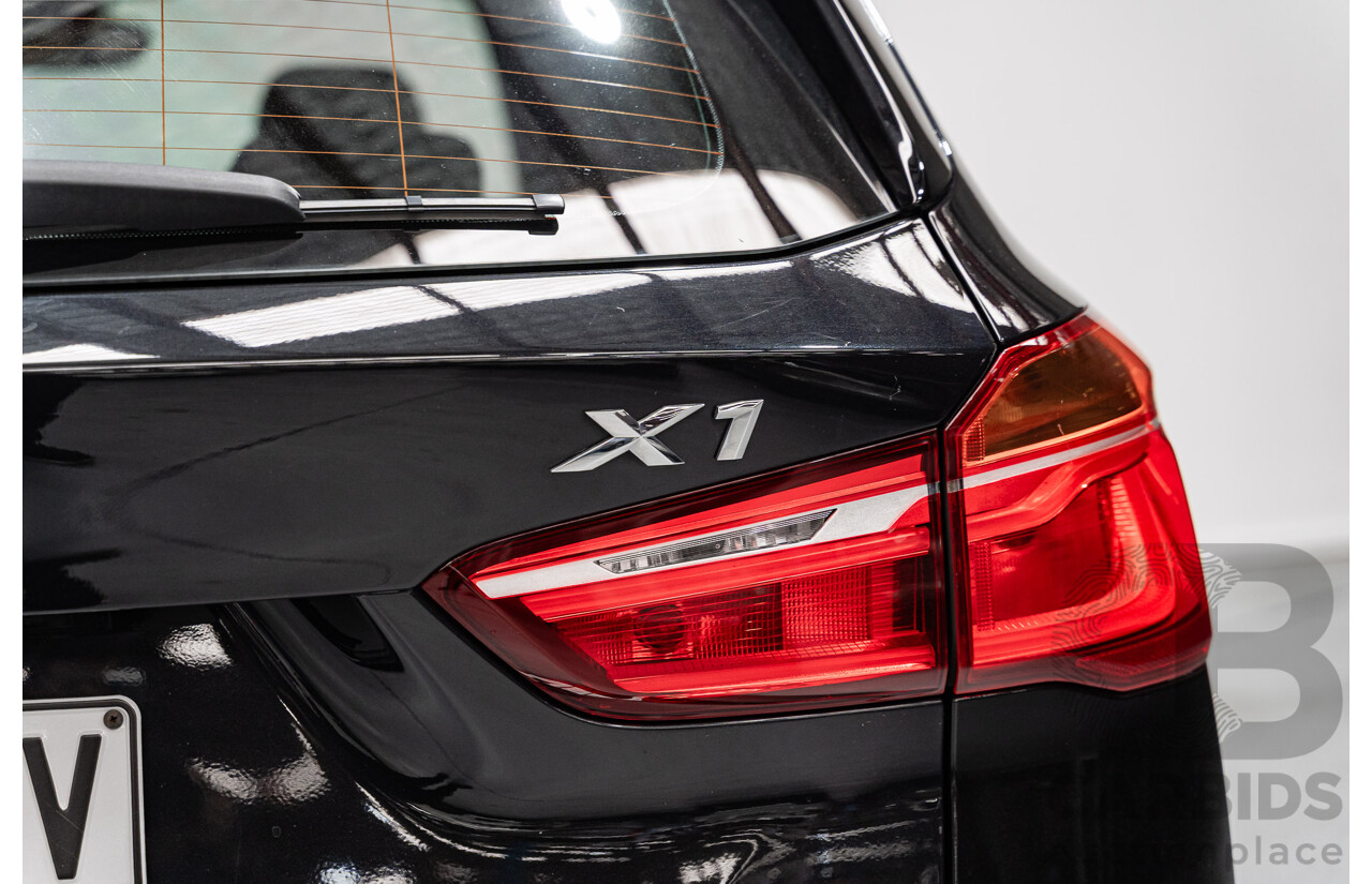 09/2016 BMW X1 sDrive 20i M-Sport Pack F48 MY17 4D Wagon Black Sapphire Metallic Turbo 2.0L