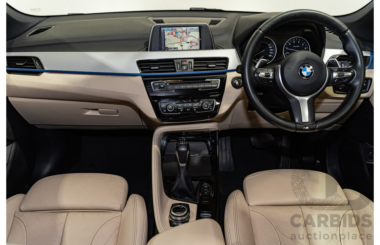 09/2016 BMW X1 sDrive 20i M-Sport Pack F48 MY17 4D Wagon Black Sapphire Metallic Turbo 2.0L