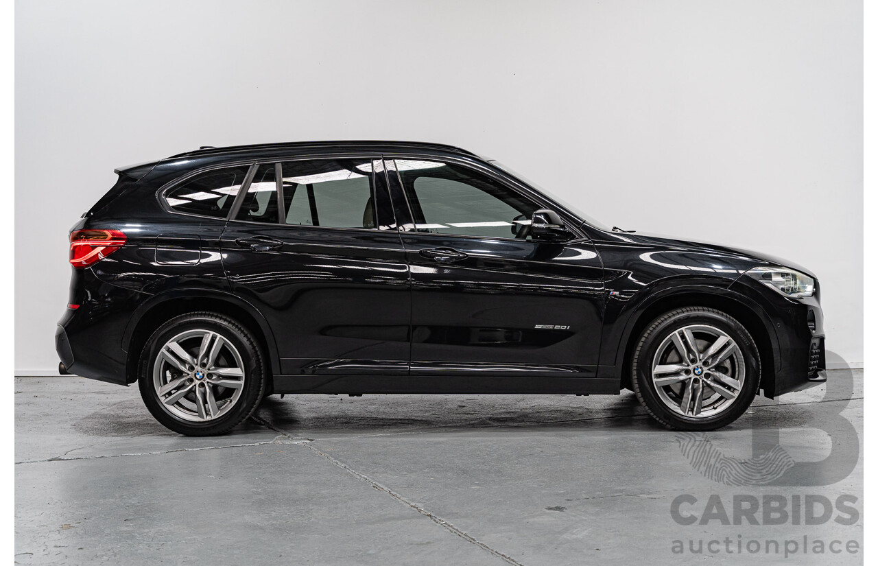 09/2016 BMW X1 sDrive 20i M-Sport Pack F48 MY17 4D Wagon Black Sapphire Metallic Turbo 2.0L