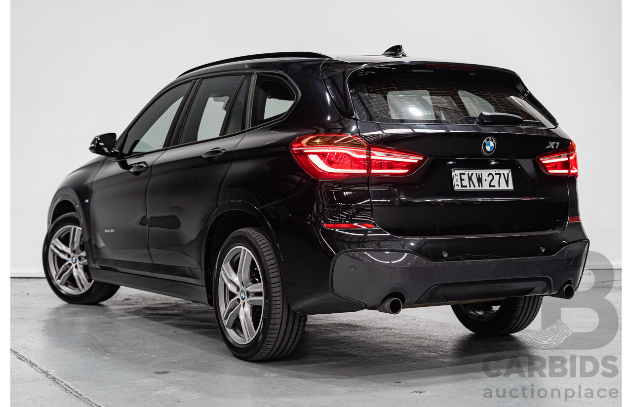 09/2016 BMW X1 sDrive 20i M-Sport Pack F48 MY17 4D Wagon Black Sapphire Metallic Turbo 2.0L