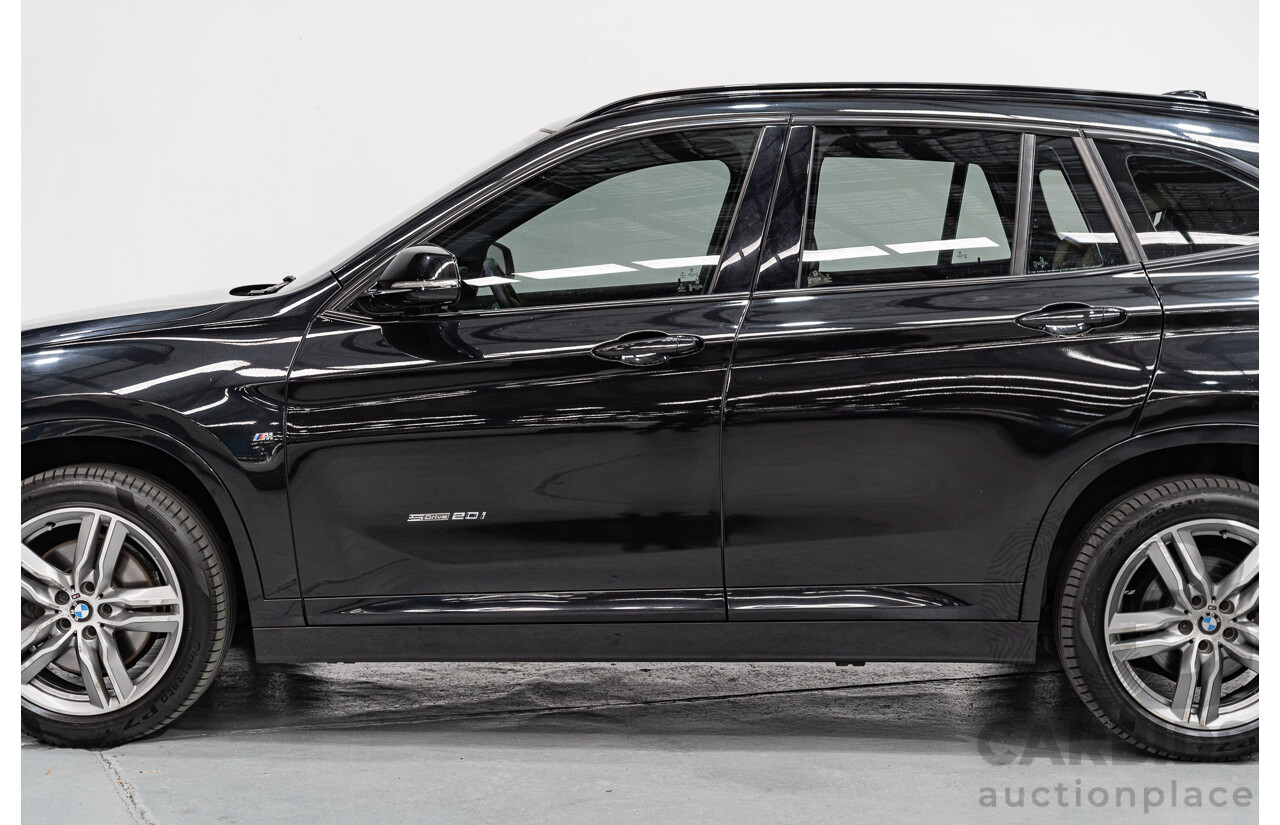 09/2016 BMW X1 sDrive 20i M-Sport Pack F48 MY17 4D Wagon Black Sapphire Metallic Turbo 2.0L