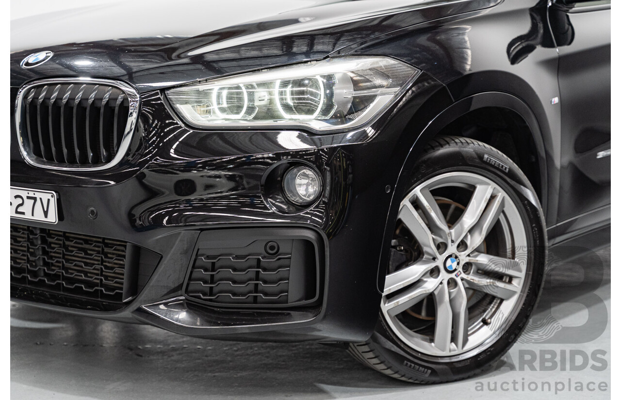 09/2016 BMW X1 sDrive 20i M-Sport Pack F48 MY17 4D Wagon Black Sapphire Metallic Turbo 2.0L