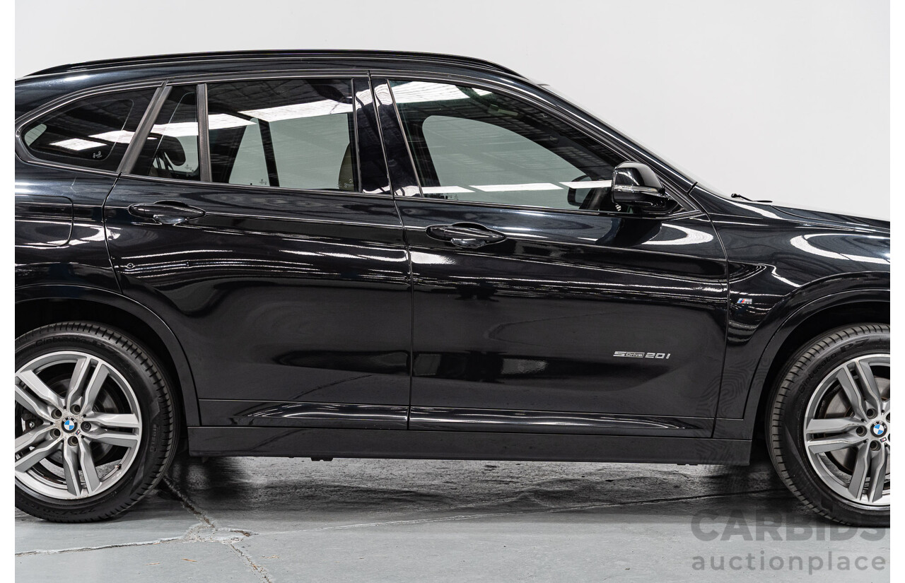 09/2016 BMW X1 sDrive 20i M-Sport Pack F48 MY17 4D Wagon Black Sapphire Metallic Turbo 2.0L