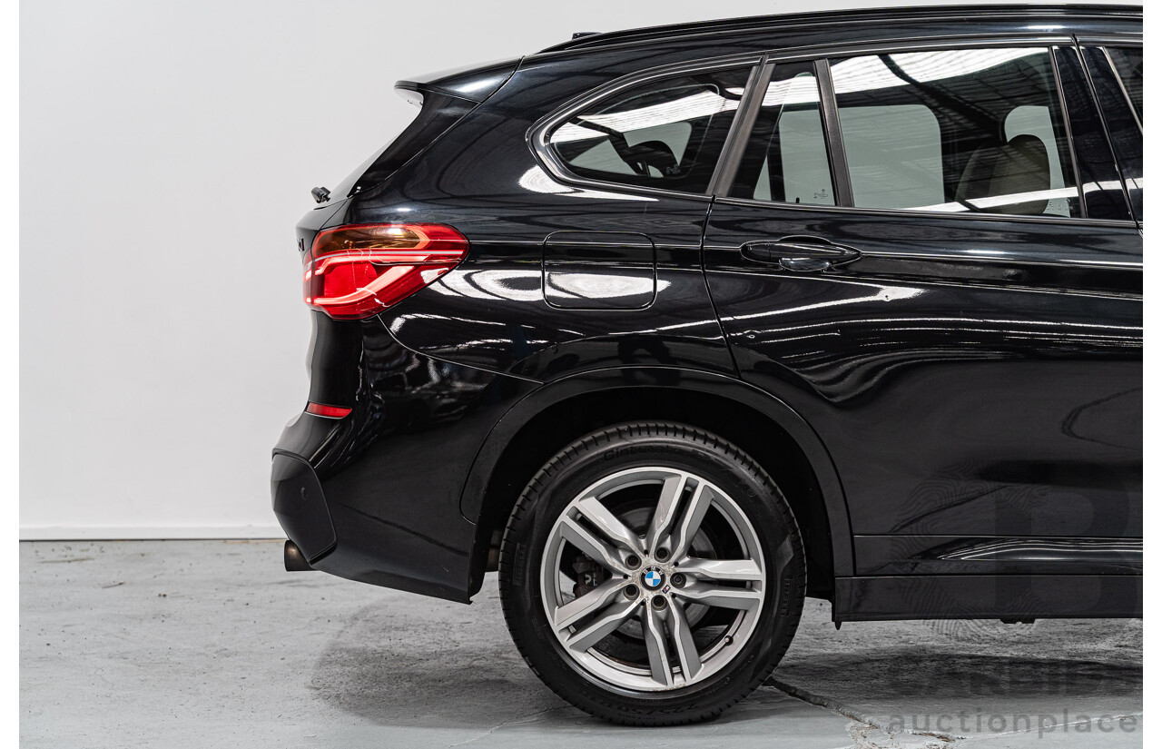 09/2016 BMW X1 sDrive 20i M-Sport Pack F48 MY17 4D Wagon Black Sapphire Metallic Turbo 2.0L