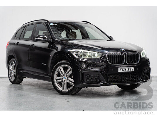 09/2016 BMW X1 sDrive 20i M-Sport Pack F48 MY17 4D Wagon Black Sapphire Metallic Turbo 2.0L