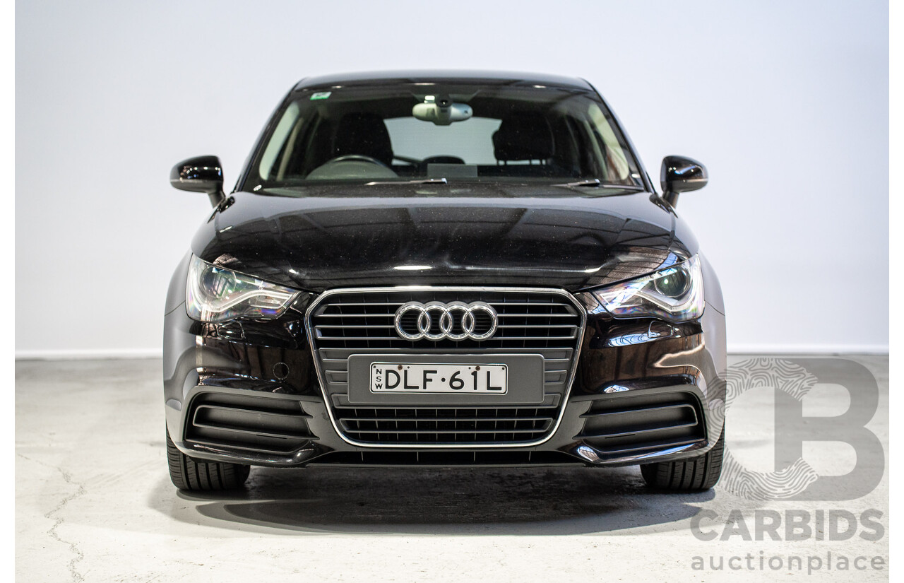 08/2014 Audi A1 Sportback 1.4 TFSI Attraction 8X MY14 5d Hatchback Brilliant Black Turbo 1.4L