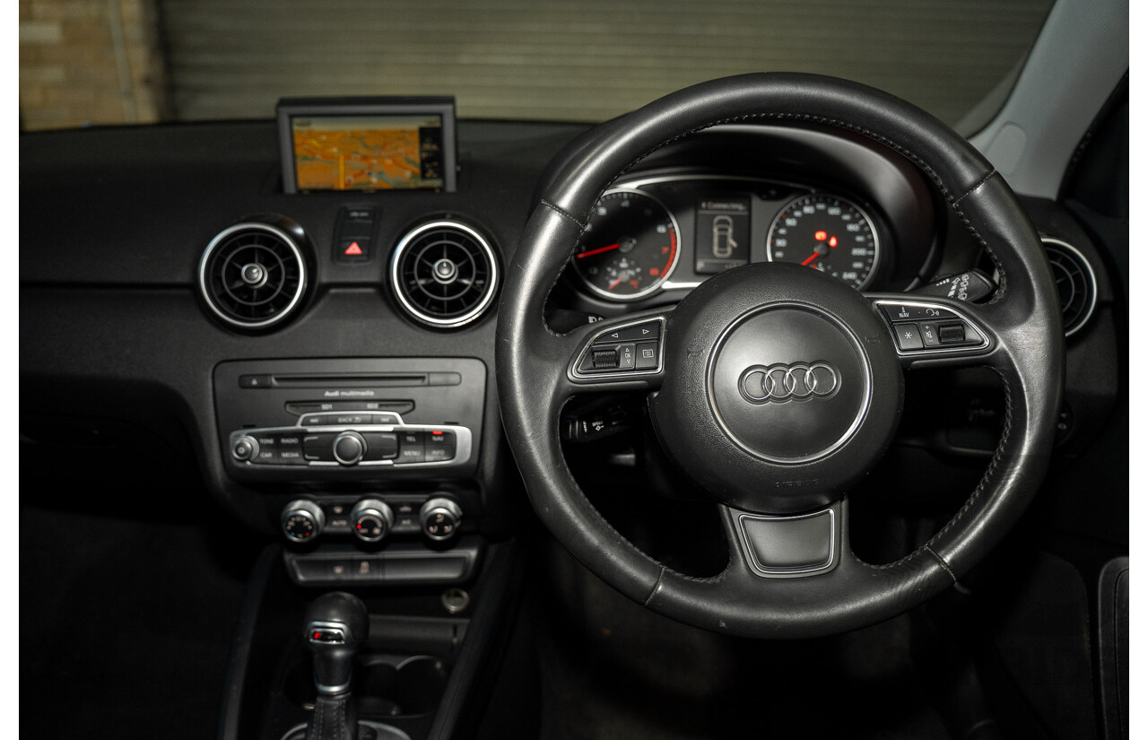 08/2014 Audi A1 Sportback 1.4 TFSI Attraction 8X MY14 5d Hatchback Brilliant Black Turbo 1.4L
