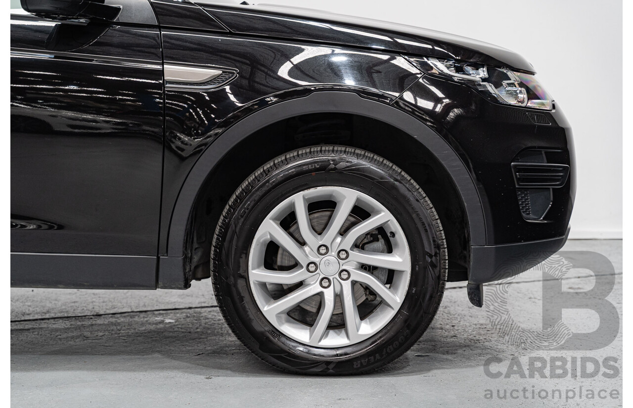 09/2018 Land Rover Discovery Sport TD4 (132 kW) SE (AWD) L550 MY18 4D Wagon Santori Black Turbo Diesel 2.0L