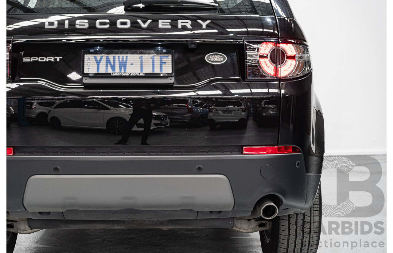 09/2018 Land Rover Discovery Sport TD4 (132 kW) SE (AWD) L550 MY18 4D Wagon Santori Black Turbo Diesel 2.0L