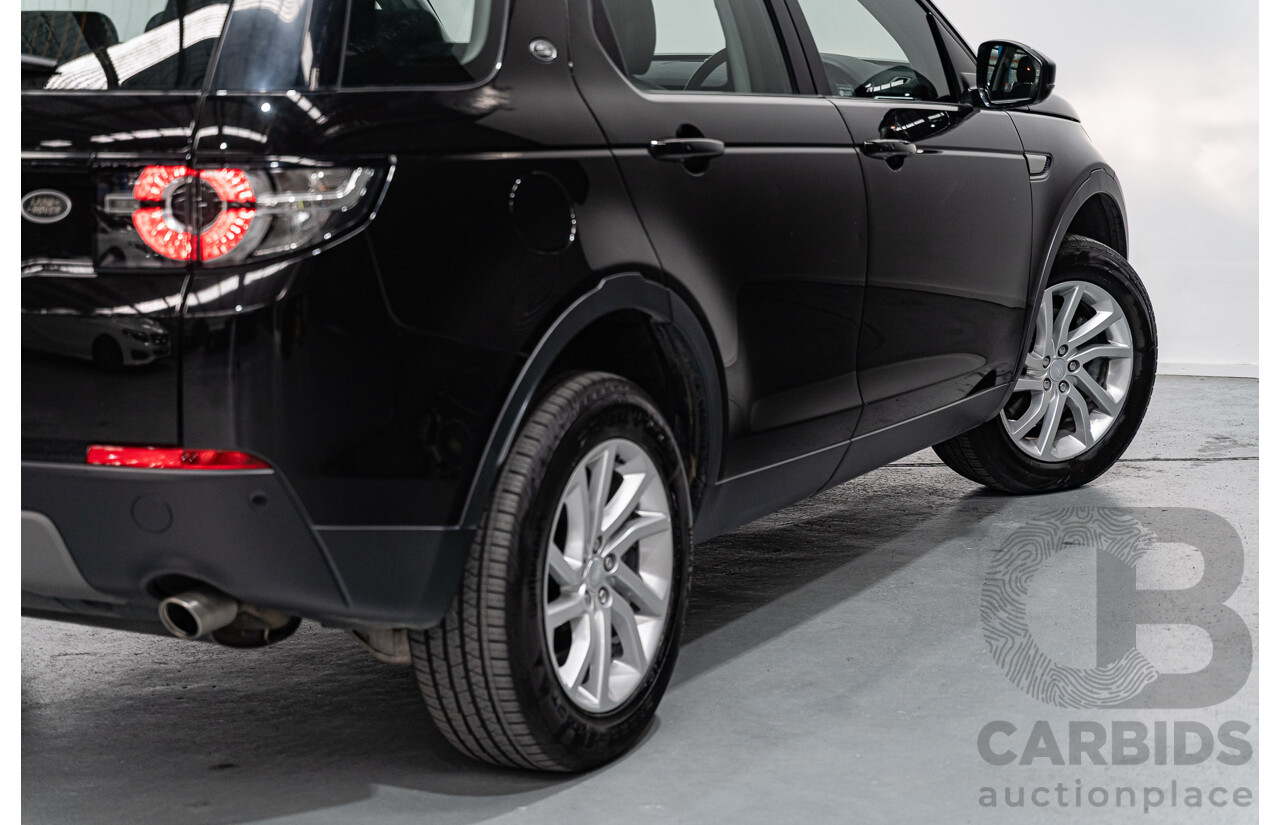09/2018 Land Rover Discovery Sport TD4 (132 kW) SE (AWD) L550 MY18 4D Wagon Santori Black Turbo Diesel 2.0L
