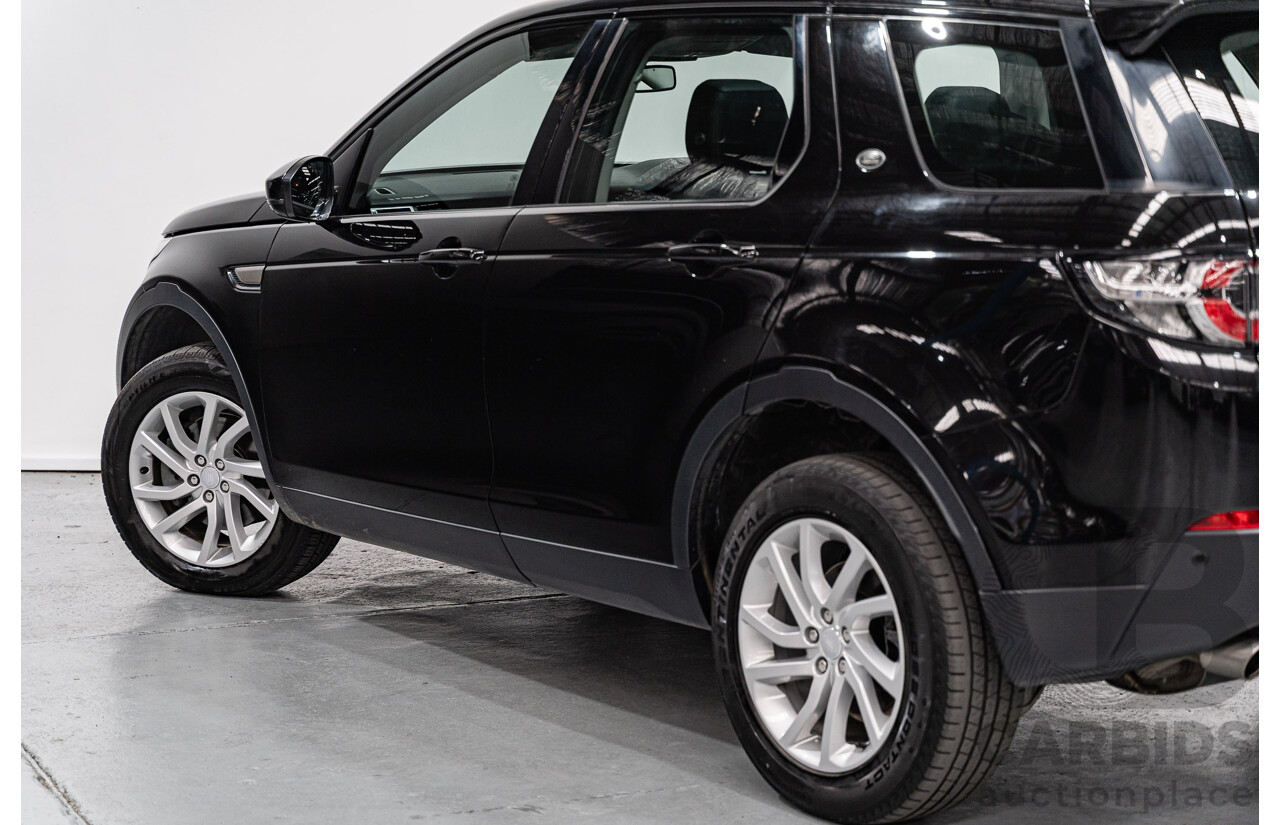 09/2018 Land Rover Discovery Sport TD4 (132 kW) SE (AWD) L550 MY18 4D Wagon Santori Black Turbo Diesel 2.0L