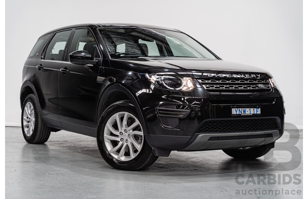 09/2018 Land Rover Discovery Sport TD4 (132 kW) SE (AWD) L550 MY18 4D Wagon Santori Black Turbo Diesel 2.0L