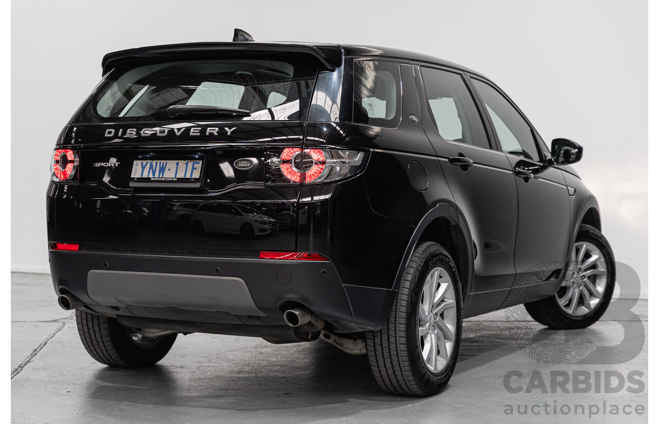 09/2018 Land Rover Discovery Sport TD4 (132 kW) SE (AWD) L550 MY18 4D Wagon Santori Black Turbo Diesel 2.0L