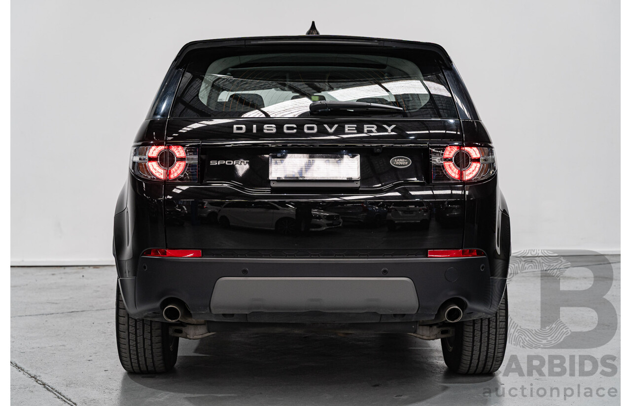 09/2018 Land Rover Discovery Sport TD4 (132 kW) SE (AWD) L550 MY18 4D Wagon Santori Black Turbo Diesel 2.0L