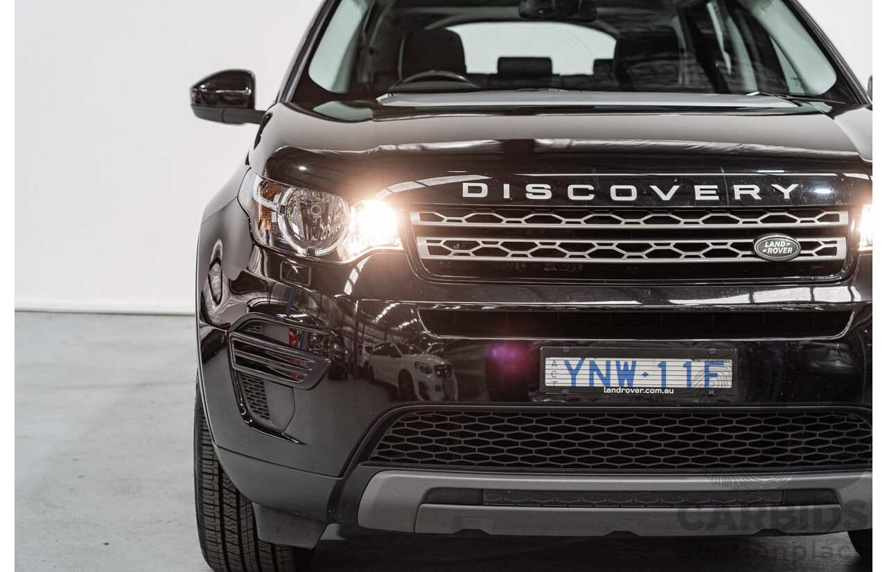 09/2018 Land Rover Discovery Sport TD4 (132 kW) SE (AWD) L550 MY18 4D Wagon Santori Black Turbo Diesel 2.0L