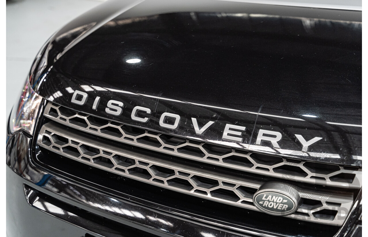 09/2018 Land Rover Discovery Sport TD4 (132 kW) SE (AWD) L550 MY18 4D Wagon Santori Black Turbo Diesel 2.0L