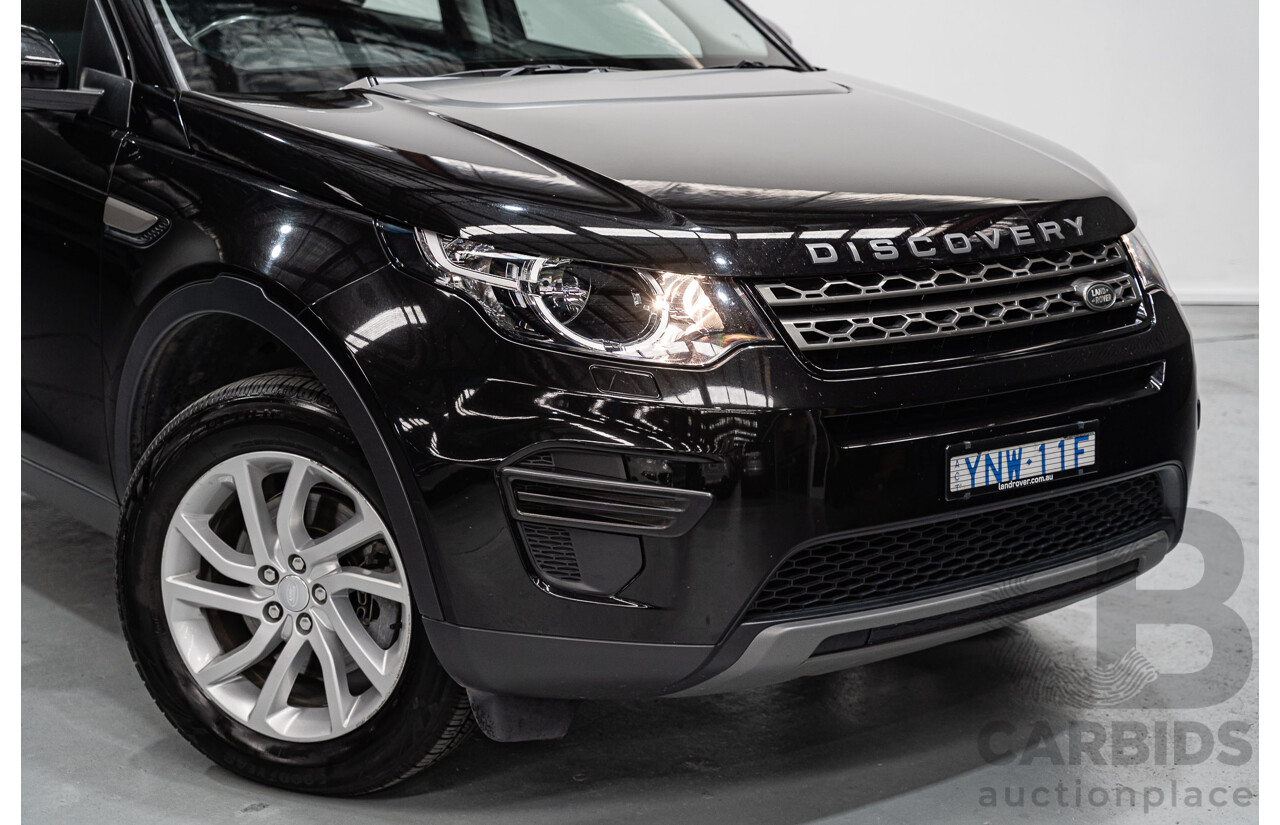 09/2018 Land Rover Discovery Sport TD4 (132 kW) SE (AWD) L550 MY18 4D Wagon Santori Black Turbo Diesel 2.0L
