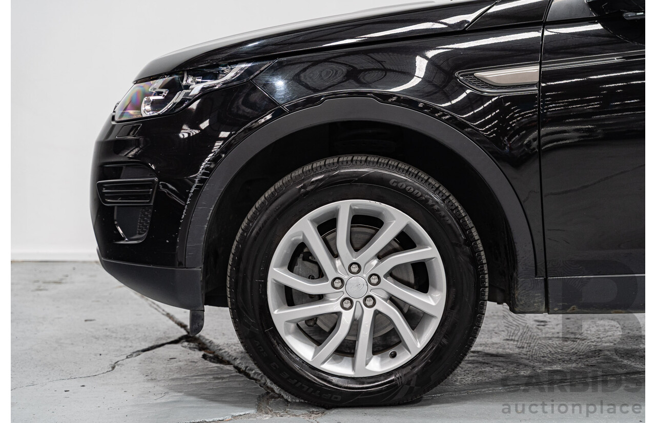 09/2018 Land Rover Discovery Sport TD4 (132 kW) SE (AWD) L550 MY18 4D Wagon Santori Black Turbo Diesel 2.0L