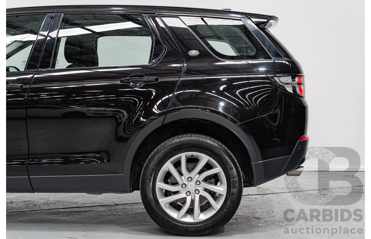 09/2018 Land Rover Discovery Sport TD4 (132 kW) SE (AWD) L550 MY18 4D Wagon Santori Black Turbo Diesel 2.0L