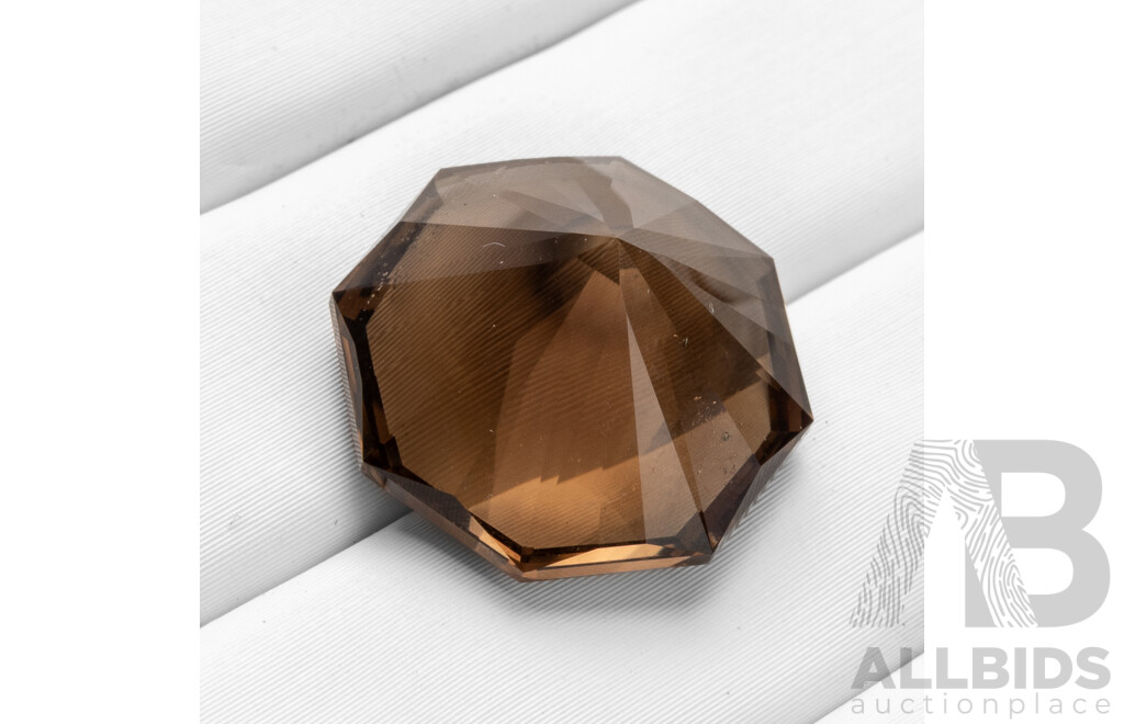 13.45ct Octagonal Cut Australian Smokey Quartz
