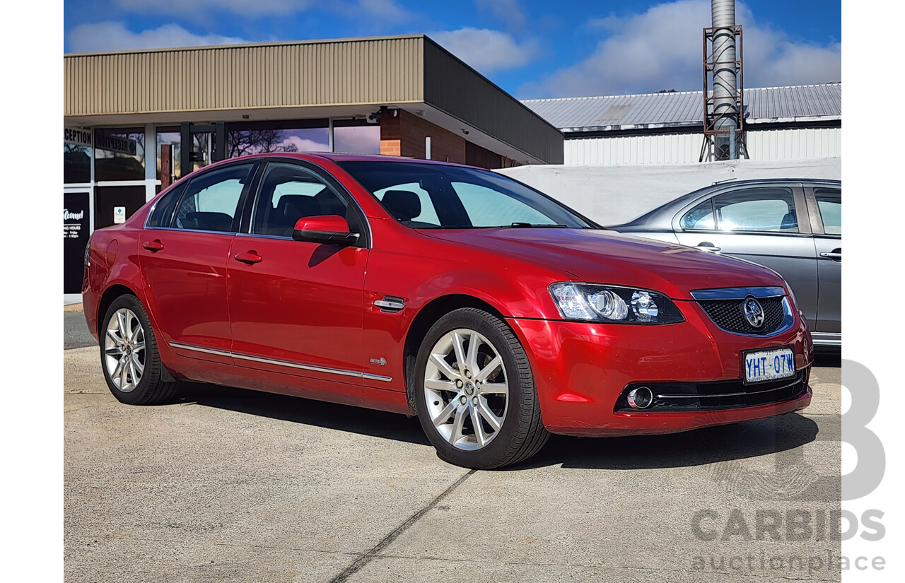 08/2011 Holden Calais VE II 4d Sedan Red 3.6L