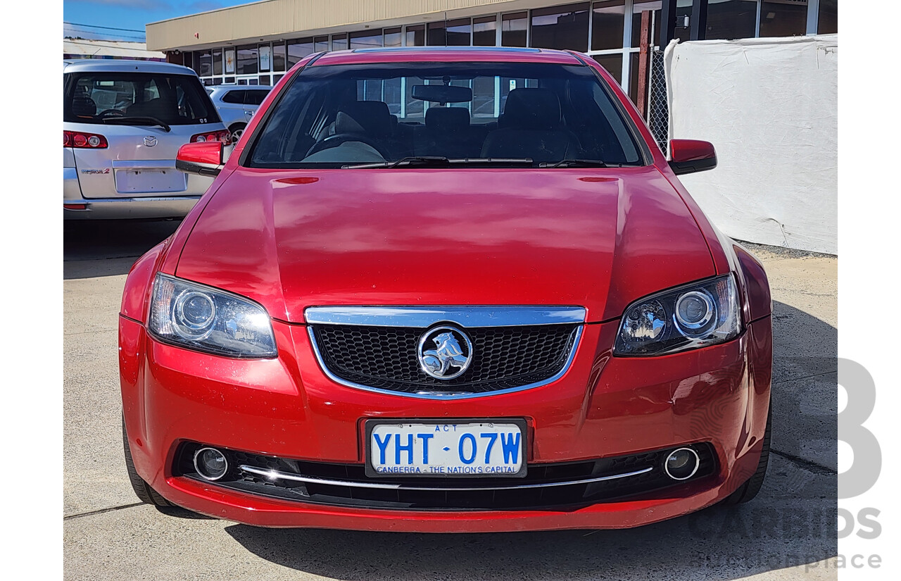 08/2011 Holden Calais VE II 4d Sedan Red 3.6L