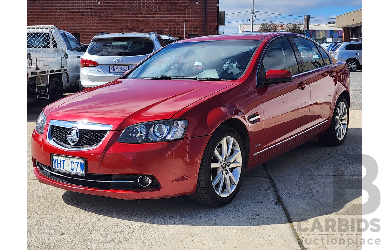 08/2011 Holden Calais VE II 4d Sedan Red 3.6L