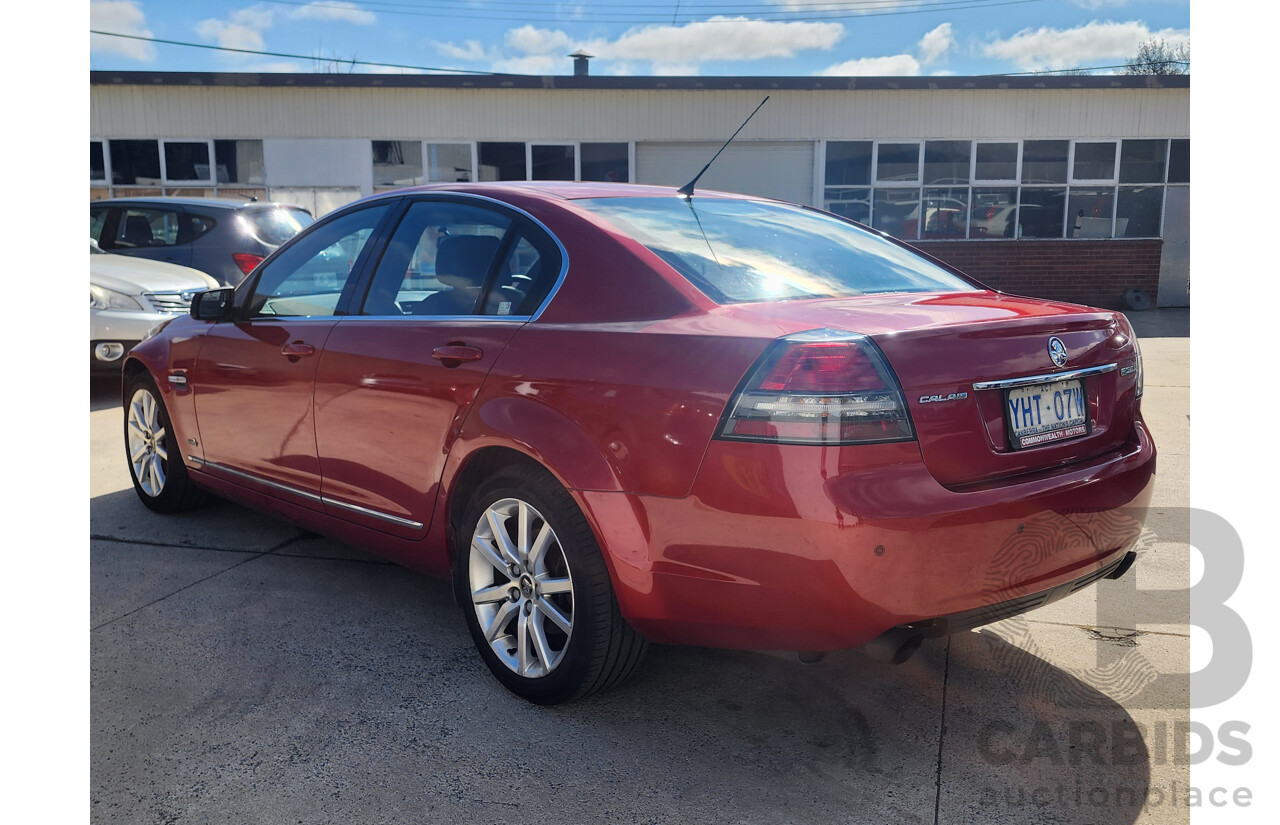 08/2011 Holden Calais VE II 4d Sedan Red 3.6L