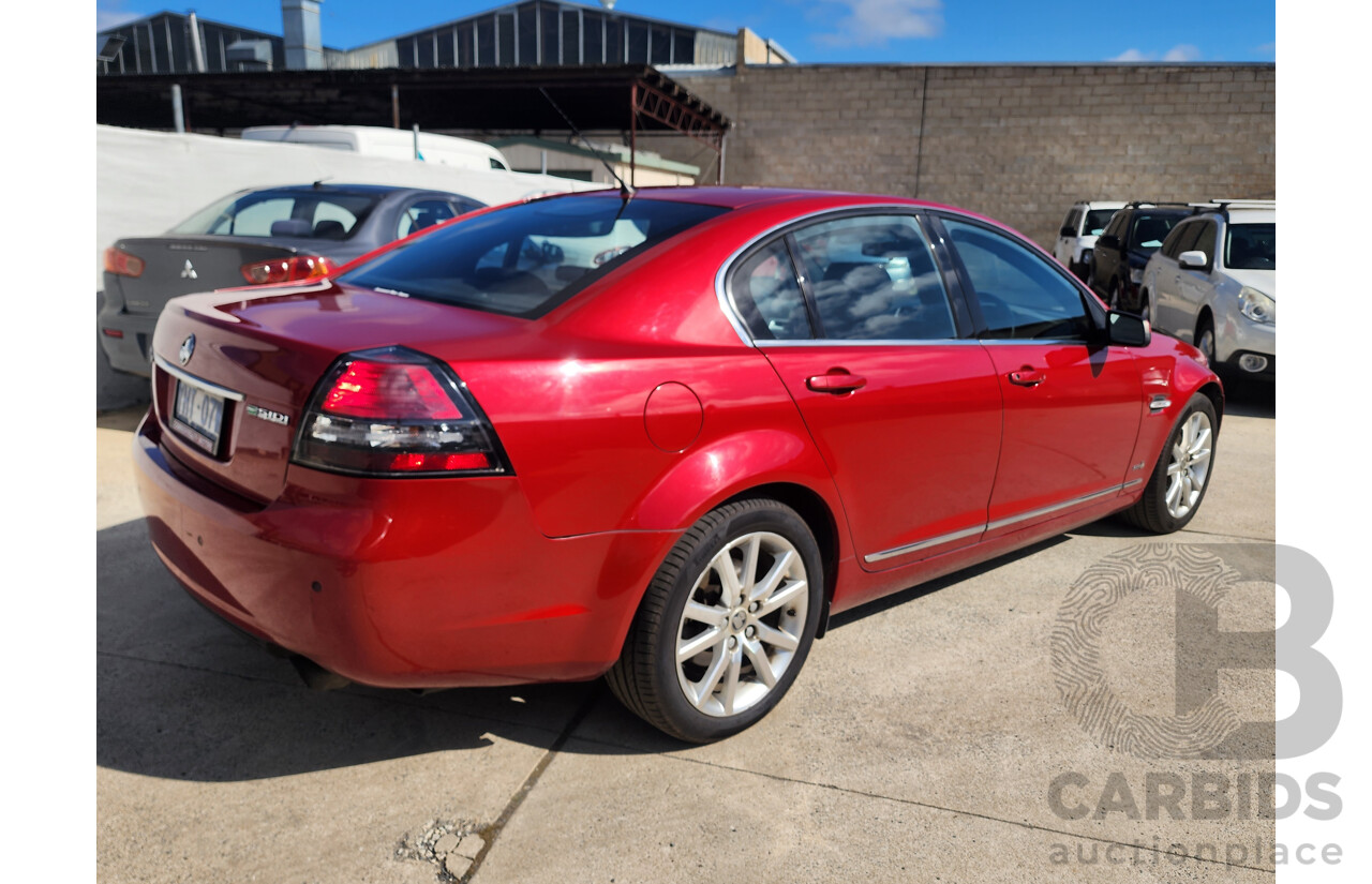 08/2011 Holden Calais VE II 4d Sedan Red 3.6L